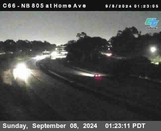 NB 805 at Home Ave (On Ramp)