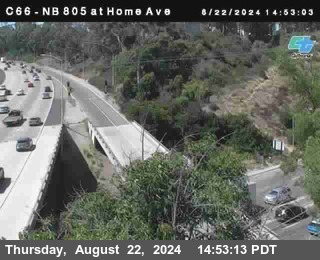 NB 805 at Home Ave (On Ramp)