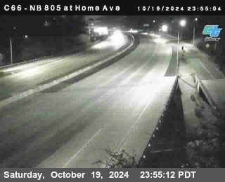 NB 805 at Home Ave (On Ramp)