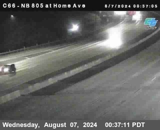 NB 805 at Home Ave (On Ramp)