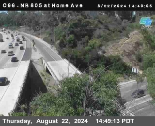 NB 805 at Home Ave (On Ramp)