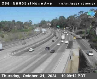 NB 805 at Home Ave (On Ramp)