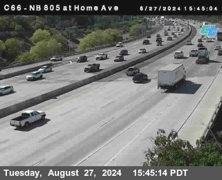 NB 805 at Home Ave (On Ramp)