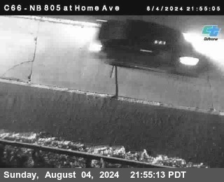 NB 805 at Home Ave (On Ramp)