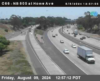 NB 805 at Home Ave (On Ramp)