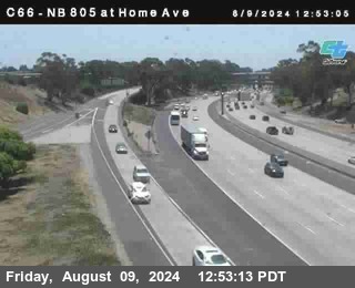 NB 805 at Home Ave (On Ramp)