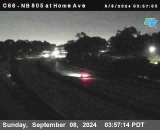 NB 805 at Home Ave (On Ramp)