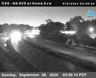 NB 805 at Home Ave (On Ramp)