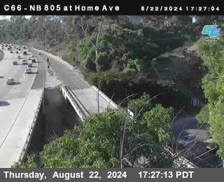 NB 805 at Home Ave (On Ramp)