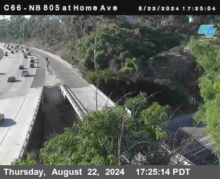 NB 805 at Home Ave (On Ramp)