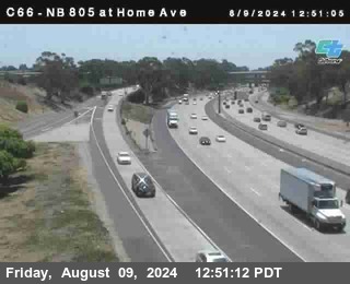 NB 805 at Home Ave (On Ramp)