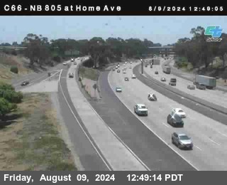 NB 805 at Home Ave (On Ramp)