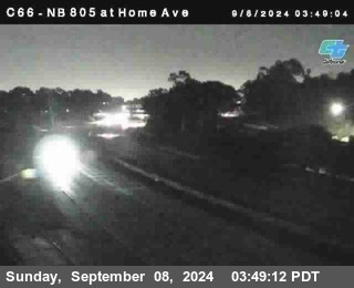 NB 805 at Home Ave (On Ramp)