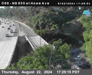 NB 805 at Home Ave (On Ramp)