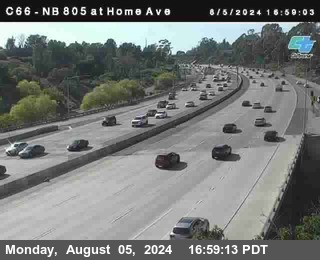 NB 805 at Home Ave (On Ramp)