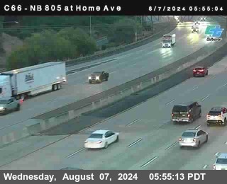 NB 805 at Home Ave (On Ramp)