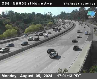 NB 805 at Home Ave (On Ramp)