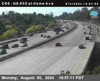 NB 805 at Home Ave (On Ramp)