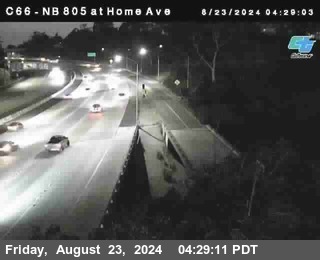 NB 805 at Home Ave (On Ramp)