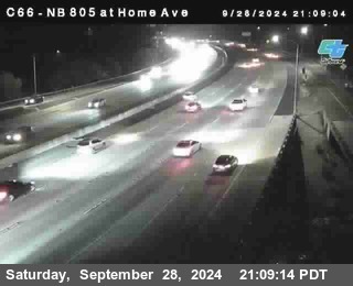 NB 805 at Home Ave (On Ramp)