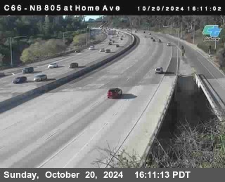 NB 805 at Home Ave (On Ramp)