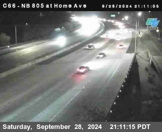 NB 805 at Home Ave (On Ramp)