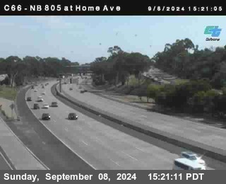 NB 805 at Home Ave (On Ramp)