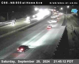 NB 805 at Home Ave (On Ramp)