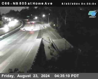 NB 805 at Home Ave (On Ramp)