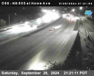 NB 805 at Home Ave (On Ramp)