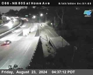 NB 805 at Home Ave (On Ramp)