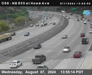 NB 805 at Home Ave (On Ramp)