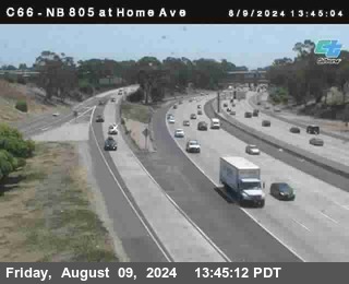 NB 805 at Home Ave (On Ramp)