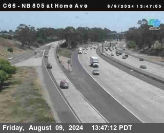 NB 805 at Home Ave (On Ramp)