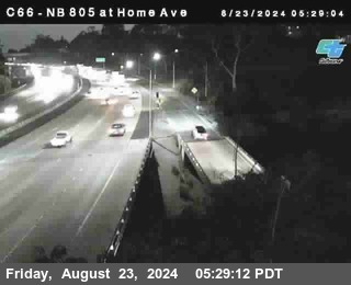 NB 805 at Home Ave (On Ramp)