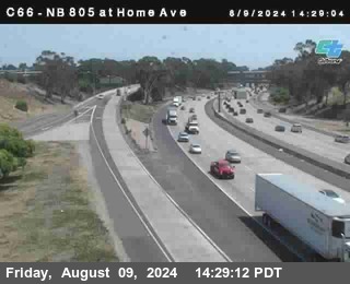 NB 805 at Home Ave (On Ramp)