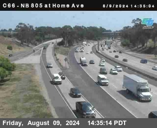 NB 805 at Home Ave (On Ramp)