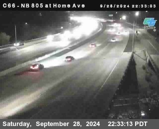 NB 805 at Home Ave (On Ramp)