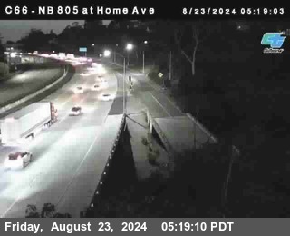 NB 805 at Home Ave (On Ramp)