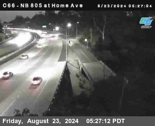 NB 805 at Home Ave (On Ramp)