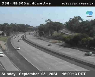 NB 805 at Home Ave (On Ramp)