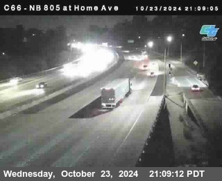 NB 805 at Home Ave (On Ramp)