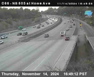 NB 805 at Home Ave (On Ramp)