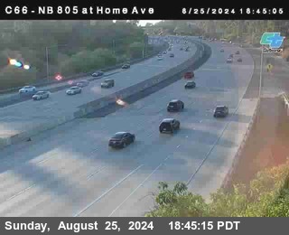 NB 805 at Home Ave (On Ramp)