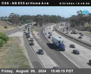 NB 805 at Home Ave (On Ramp)