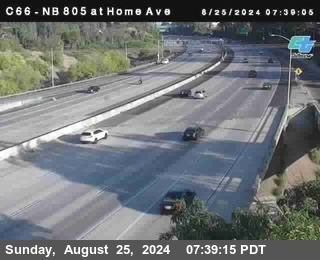 NB 805 at Home Ave (On Ramp)