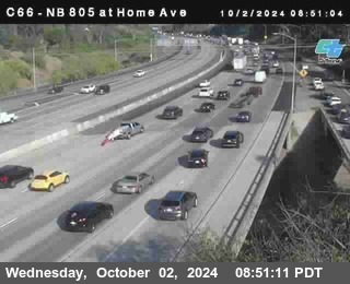 NB 805 at Home Ave (On Ramp)