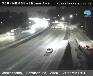 NB 805 at Home Ave (On Ramp)