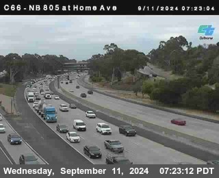 NB 805 at Home Ave (On Ramp)