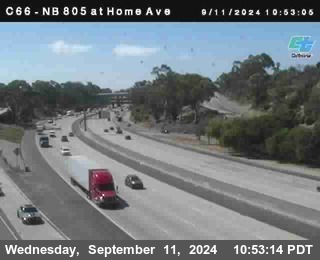 NB 805 at Home Ave (On Ramp)